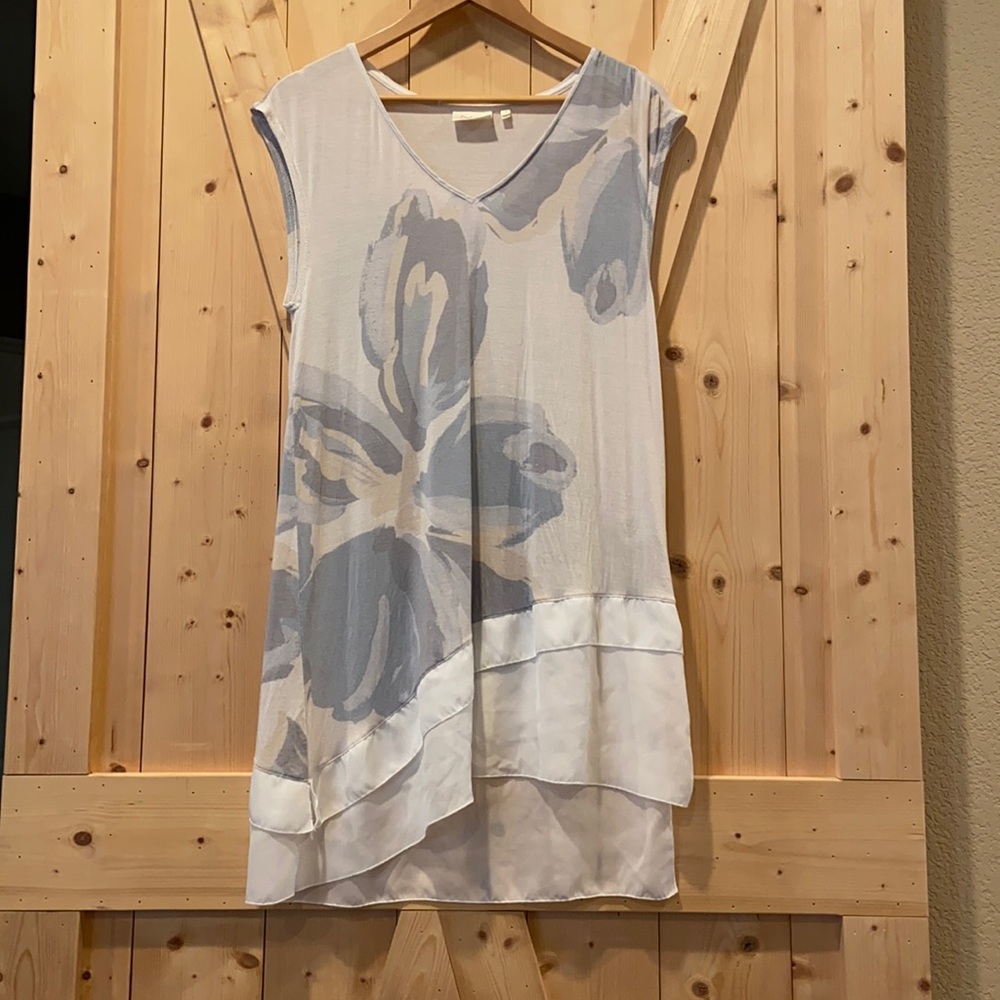 Anthropologie Deletta Gaelle Floral Tunic Top